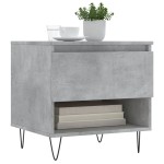 vidaXL Mese de cafea, 2 buc., gri beton, 50x46x50 cm, lemn compozit vidaXL Mese de cafea, 2 buc., gri beton, 50x46x50 cm, lemn compozit
