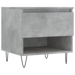 vidaXL Mese de cafea, 2 buc., gri beton, 50x46x50 cm, lemn compozit vidaXL Mese de cafea, 2 buc., gri beton, 50x46x50 cm, lemn compozit