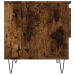 vidaXL Măsuță de cafea, stejar fumuriu, 50x46x50 cm, lemn prelucrat vidaXL Măsuță de cafea, stejar fumuriu, 50x46x50 cm, lemn prelucrat