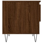 vidaXL Măsuță de cafea, stejar maro, 50x46x50 cm, lemn prelucrat vidaXL Măsuță de cafea, stejar maro, 50x46x50 cm, lemn prelucrat