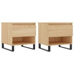 vidaXL Mese de cafea 2 buc. stejar sonoma 50x46x50 cm lemn compozit vidaXL Mese de cafea 2 buc. stejar sonoma 50x46x50 cm lemn compozit