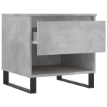 vidaXL Măsuță de cafea, gri beton, 50x46x50 cm, lemn prelucrat