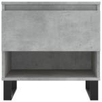 vidaXL Mese de cafea, 2 buc., gri beton, 50x46x50 cm, lemn compozit vidaXL Mese de cafea, 2 buc., gri beton, 50x46x50 cm, lemn compozit