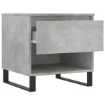 vidaXL Mese de cafea, 2 buc., gri beton, 50x46x50 cm, lemn compozit vidaXL Mese de cafea, 2 buc., gri beton, 50x46x50 cm, lemn compozit