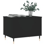 vidaXL Măsuță de cafea, negru, 60x44,5x45 cm, lemn prelucrat vidaXL Măsuță de cafea, negru, 60x44,5x45 cm, lemn prelucrat