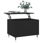 vidaXL Măsuță de cafea, negru, 60x44,5x45 cm, lemn prelucrat vidaXL Măsuță de cafea, negru, 60x44,5x45 cm, lemn prelucrat