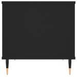 vidaXL Măsuță de cafea, negru, 60x44,5x45 cm, lemn prelucrat vidaXL Măsuță de cafea, negru, 60x44,5x45 cm, lemn prelucrat
