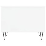 vidaXL Măsuță de cafea, alb, 60x44,5x45 cm, lemn prelucrat