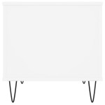 vidaXL Măsuță de cafea, alb, 60x44,5x45 cm, lemn prelucrat