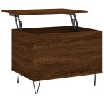 vidaXL Măsuță de cafea, stejar maro, 60x44,5x45 cm, lemn prelucrat vidaXL Măsuță de cafea, stejar maro, 60x44,5x45 cm, lemn prelucrat