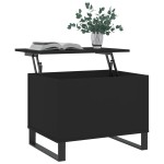 vidaXL Măsuță de cafea, negru, 60x44,5x45 cm, lemn prelucrat vidaXL Măsuță de cafea, negru, 60x44,5x45 cm, lemn prelucrat