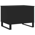 vidaXL Măsuță de cafea, negru, 60x44,5x45 cm, lemn prelucrat vidaXL Măsuță de cafea, negru, 60x44,5x45 cm, lemn prelucrat
