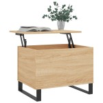 vidaXL Măsuță de cafea, stejar sonoma, 60x44,5x45 cm, lemn prelucrat vidaXL Măsuță de cafea, stejar sonoma, 60x44,5x45 cm, lemn prelucrat