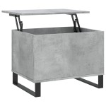 vidaXL Măsuță de cafea, gri beton, 60x44,5x45 cm, lemn prelucrat