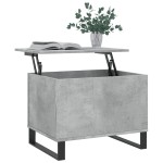 vidaXL Măsuță de cafea, gri beton, 60x44,5x45 cm, lemn prelucrat
