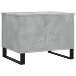 vidaXL Măsuță de cafea, gri beton, 60x44,5x45 cm, lemn prelucrat