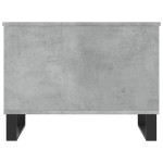 vidaXL Măsuță de cafea, gri beton, 60x44,5x45 cm, lemn prelucrat