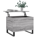 vidaXL Măsuță de cafea, gri sonoma, 60x44,5x45 cm, lemn prelucrat vidaXL Măsuță de cafea, gri sonoma, 60x44,5x45 cm, lemn prelucrat
