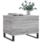 vidaXL Măsuță de cafea, gri sonoma, 60x44,5x45 cm, lemn prelucrat vidaXL Măsuță de cafea, gri sonoma, 60x44,5x45 cm, lemn prelucrat