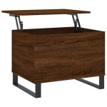 vidaXL Măsuță de cafea, stejar maro, 60x44,5x45 cm, lemn prelucrat vidaXL Măsuță de cafea, stejar maro, 60x44,5x45 cm, lemn prelucrat