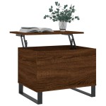 vidaXL Măsuță de cafea, stejar maro, 60x44,5x45 cm, lemn prelucrat vidaXL Măsuță de cafea, stejar maro, 60x44,5x45 cm, lemn prelucrat