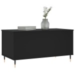 vidaXL Măsuță de cafea, negru, 90x44,5x45 cm, lemn compozit vidaXL Măsuță de cafea, negru, 90x44,5x45 cm, lemn compozit