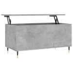 vidaXL Măsuță de cafea, gri beton, 90x44,5x45 cm, lemn compozit