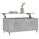 vidaXL Măsuță de cafea, gri beton, 90x44,5x45 cm, lemn compozit