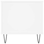 vidaXL Măsuță de cafea, alb, 90x44,5x45 cm, lemn compozit