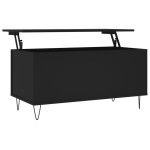 vidaXL Măsuță de cafea, negru, 90x44,5x45 cm, lemn compozit vidaXL Măsuță de cafea, negru, 90x44,5x45 cm, lemn compozit