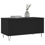 vidaXL Măsuță de cafea, negru, 90x44,5x45 cm, lemn compozit vidaXL Măsuță de cafea, negru, 90x44,5x45 cm, lemn compozit
