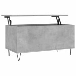 vidaXL Măsuță de cafea, gri beton, 90x44,5x45 cm, lemn compozit vidaXL Măsuță de cafea, gri beton, 90x44,5x45 cm, lemn compozit