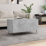 vidaXL Măsuță de cafea, gri beton, 90x44,5x45 cm, lemn compozit vidaXL Măsuță de cafea, gri beton, 90x44,5x45 cm, lemn compozit