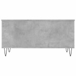 vidaXL Măsuță de cafea, gri beton, 90x44,5x45 cm, lemn compozit vidaXL Măsuță de cafea, gri beton, 90x44,5x45 cm, lemn compozit