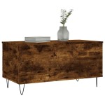 vidaXL Măsuță de cafea, stejar fumuriu, 90x44,5x45 cm, lemn compozit vidaXL Măsuță de cafea, stejar fumuriu, 90x44,5x45 cm, lemn compozit