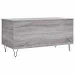 vidaXL Măsuță de cafea, gri sonoma, 90x44,5x45 cm, lemn compozit