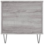 vidaXL Măsuță de cafea, gri sonoma, 90x44,5x45 cm, lemn compozit