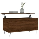 vidaXL Măsuță de cafea, stejar maro, 90x44,5x45 cm, lemn compozit vidaXL Măsuță de cafea, stejar maro, 90x44,5x45 cm, lemn compozit
