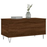vidaXL Măsuță de cafea, stejar maro, 90x44,5x45 cm, lemn compozit vidaXL Măsuță de cafea, stejar maro, 90x44,5x45 cm, lemn compozit
