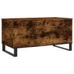 vidaXL Măsuță de cafea, stejar fumuriu, 90x44,5x45 cm, lemn compozit vidaXL Măsuță de cafea, stejar fumuriu, 90x44,5x45 cm, lemn compozit