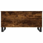 vidaXL Măsuță de cafea, stejar fumuriu, 90x44,5x45 cm, lemn compozit vidaXL Măsuță de cafea, stejar fumuriu, 90x44,5x45 cm, lemn compozit