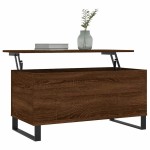 vidaXL Măsuță de cafea, stejar maro, 90x44,5x45 cm, lemn compozit vidaXL Măsuță de cafea, stejar maro, 90x44,5x45 cm, lemn compozit