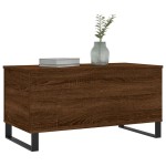 vidaXL Măsuță de cafea, stejar maro, 90x44,5x45 cm, lemn compozit vidaXL Măsuță de cafea, stejar maro, 90x44,5x45 cm, lemn compozit