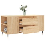 vidaXL Măsuță de cafea, stejar sonoma, 102x44,5x50 cm, lemn prelucrat vidaXL Măsuță de cafea, stejar sonoma, 102x44,5x50 cm, lemn prelucrat