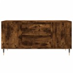 vidaXL Măsuță de cafea, stejar afumat, 102x44,5x50 cm, lemn prelucrat