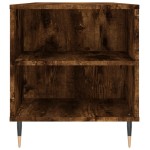vidaXL Măsuță de cafea, stejar afumat, 102x44,5x50 cm, lemn prelucrat