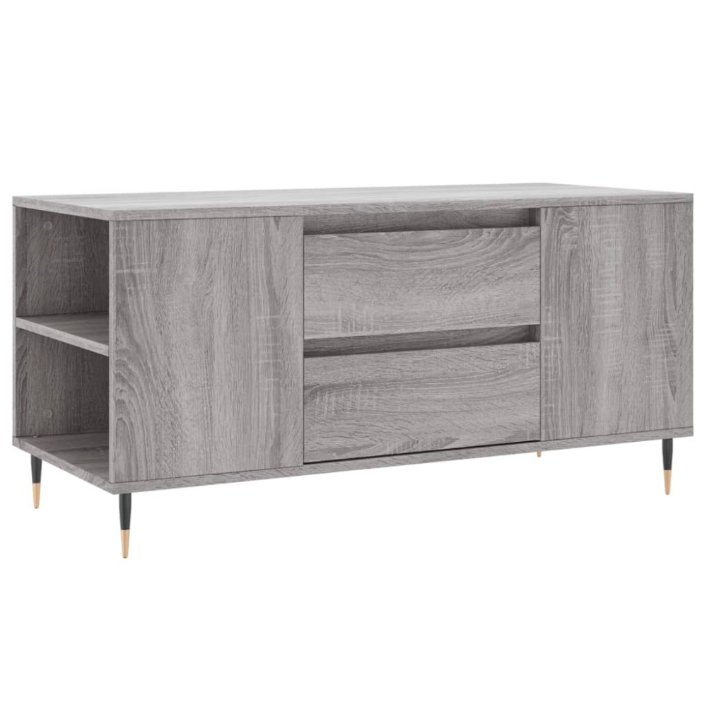 vidaXL Măsuță de cafea, gri sonoma, 102x44,5x50 cm, lemn prelucrat