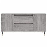 vidaXL Măsuță de cafea, gri sonoma, 102x44,5x50 cm, lemn prelucrat