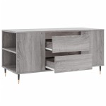 vidaXL Măsuță de cafea, gri sonoma, 102x44,5x50 cm, lemn prelucrat