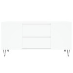 vidaXL Măsuță de cafea, alb, 102x44,5x50 cm, lemn prelucrat